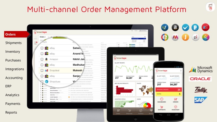 screenshot of Ginesys OMS